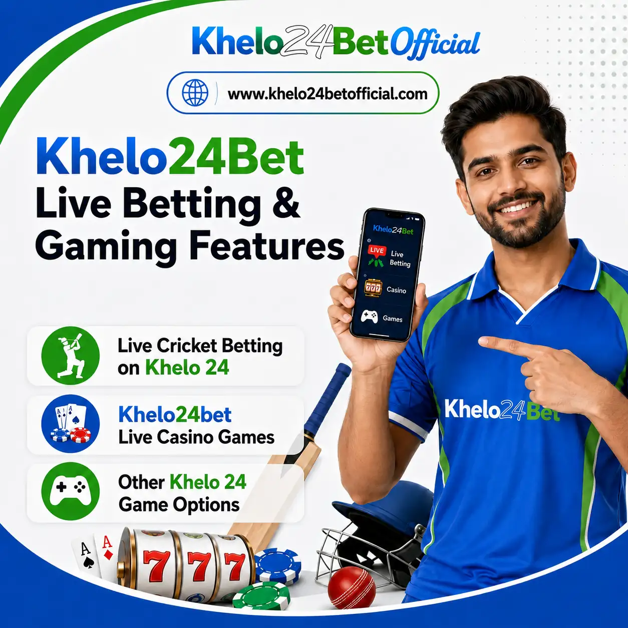Khelo24Bet Live Betting & Gaming Features