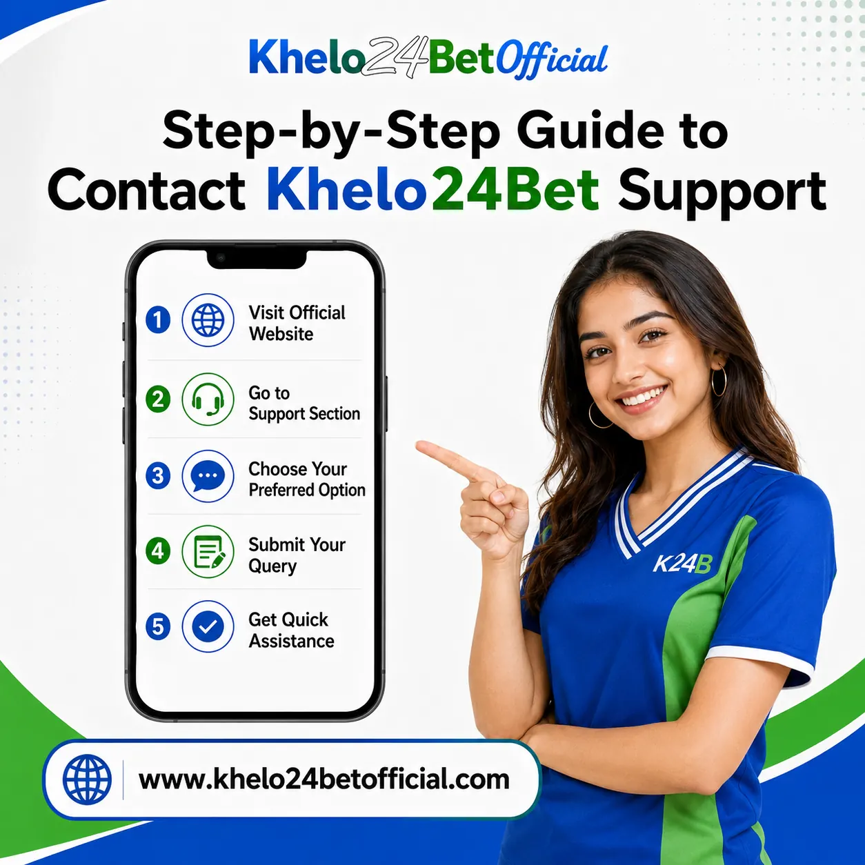 Step by step guide to contact Khelo24Bet support