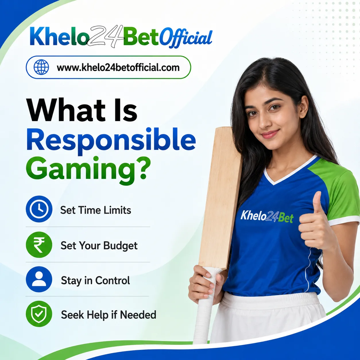 What is responsible gaming at Khelo24bet