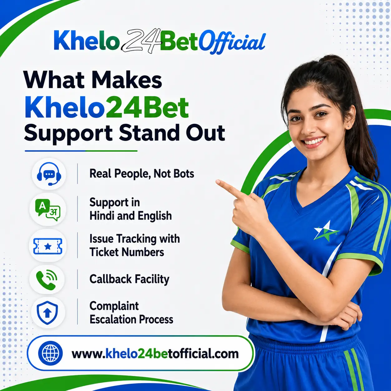 What makes Khelo24Bet support stand out