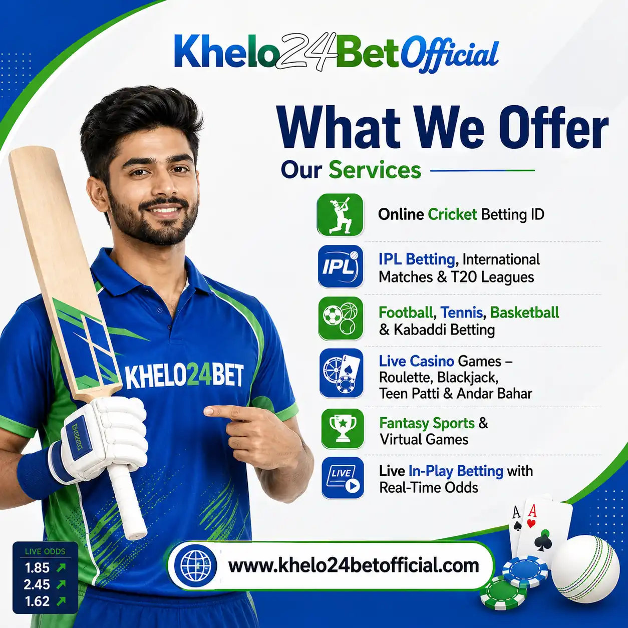 What we offer - Khelo24Bet services