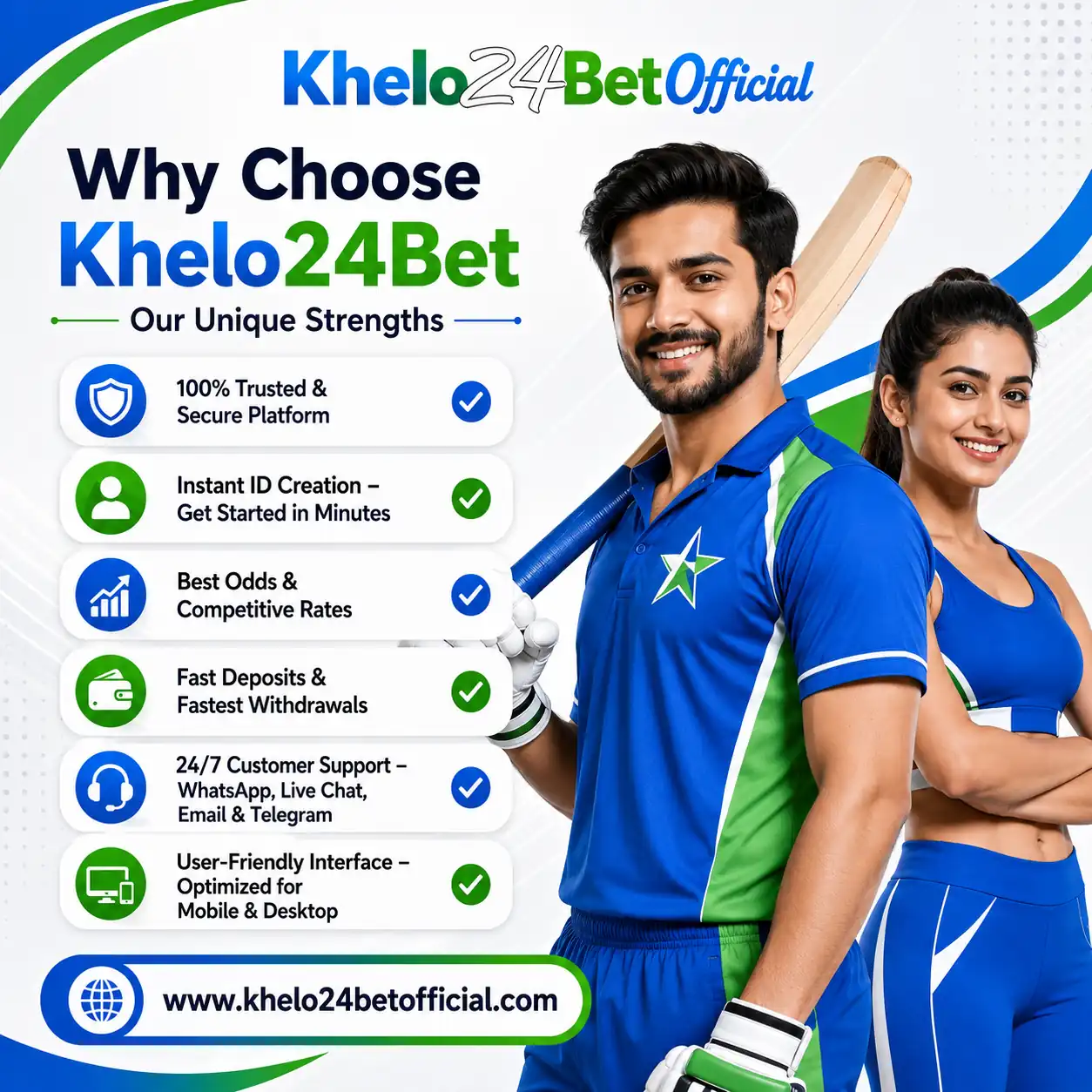 Why choose Khelo24Bet - our unique strengths